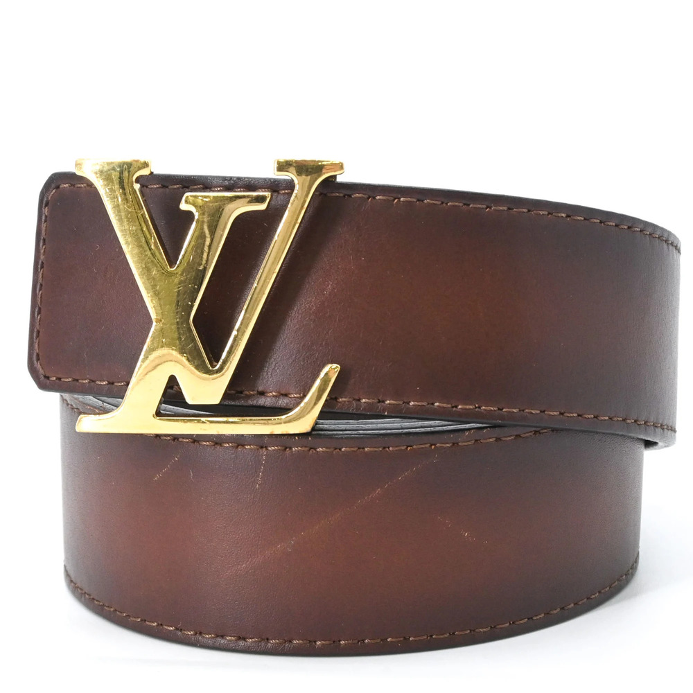 LOUIS VUITTON LV Initials Belt for Men, Brown, N1001 #90